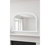Yearn Mirrors Overmantle Arched Contemporary Mirror White 112(W)X77Cm(H) White