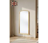 Yearn Mirrors Refined Tall Georgian Mirror Gold Gold One Size