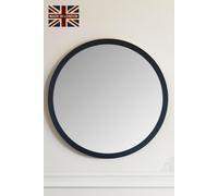 Yearn Mirrors Round Wall Mirror Black 102cm Yearn Mirrors Black