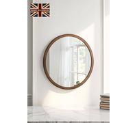 Yearn Mirrors Round Wall Mirror Bronze 102Cm Bronze One Size