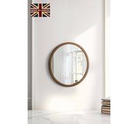 Yearn Mirrors Round Wall Mirror Bronze 50Cm Bronze One Size