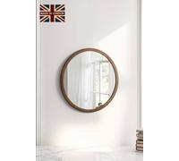 Yearn Mirrors Round Wall Mirror Bronze 60Cm Bronze