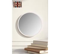 Yearn Mirrors Round Wall Mirror White 80Cm White