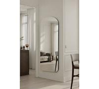 Yearn Mirrors Soho Curved Arch Full Length Mirror Black Black