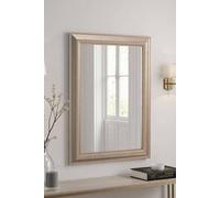 Yearn Mirrors Textured Gold Bevelled Wall Mirror Gold