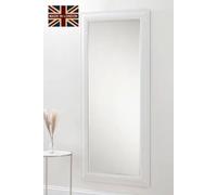 Yearn Mirrors Textured White Full Length Mirror 168.5X77Cm White One Size