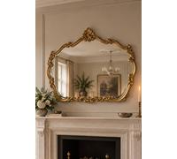 Yearn Mirrors Traditional Decorative Landscape Mirror Gold 123(W)X82Cm(H) Gold