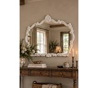 Yearn Mirrors Traditional Decorative Landscape Mirror White 123(W)X82Cm(H) White