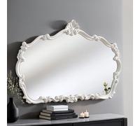Yearn Mirrors Traditional Decorative Landscape mirror White 123(w)x82cm(h) Yearn Mirrors White