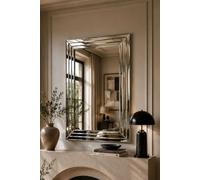 Yearn Mirrors Triple Stepped Bevelled Wall Mirror 119x89cm in Black | Size: 119x89 cm Yearn Mirrors Black 119x89 cm