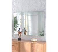 Yearn Mirrors Triple Surround Wall Mirror 120X80Cm In Black Black One Size