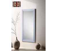 Yearn Mirrors Wave Gloss Silver Full Length Mirror 168.5X77Cm Silver One Size