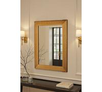 Yearn Mirrors Wave Gold Framed Bevelled Wall Mirror Gold