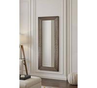 Yearn Mirrors Wave Tall Bronze Framed Bevelled Wall Mirror Bronze