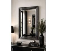 Yearn Mirrors Yearn Dark Chrome Wall Mirror 100.5x72.5cm in Metallics | Size: 100.5x72.5 cm Yearn Mirrors Metallics 100.5x72.5 cm