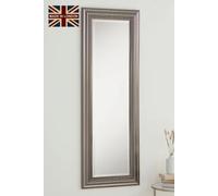 Yearn Mirrors Yearn Dark Chrome Wall Mirror 128.5x45cm in Metallics | Size: 128.5x45 cm Yearn Mirrors Metallics 128.5x45 cm