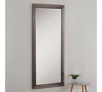 Yearn Mirrors Yearn Dark Chrome Wall Mirror 166.5x75cm in Metallics | Size: 166.5x75 cm Yearn Mirrors Metallics 166.5x75 cm