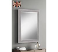 Yearn Mirrors Yearn Distressed White Framed Wall Mirror 100.5X72.5Cm White One Size