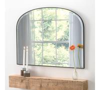 Yearn Mirrors Yearn Simplicity Mantle Mirror Bevelled Black 92(W) X 71Cm(H) Black