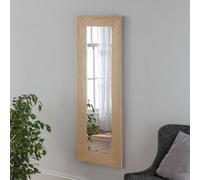 Yearn Oak Effect Framed Wall Mirror 132X48Cm