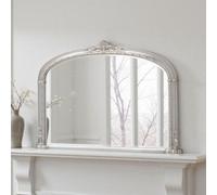 Yearn Overmantle Mirror Arched 127(W) X 89Cm(H) Silver Victorian Mirror