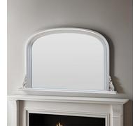 Yearn Overmantle Silver Classic Mirror 122(W) X 77Cm(H)