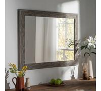 Yearn Rustic Grey Framed Wall Mirror 74X58Cm