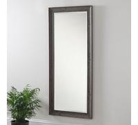 Yearn Rustic Grey Wood Effect Scooped Framed Mirror 167.5X76Cm