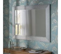 Yearn Silver Framed Wave Framed Mirror 132X79Cm