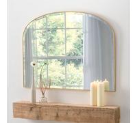 Yearn Simplicity Mantle Mirror Bevelled Gold 92(W) X 71Cm(H)