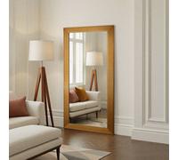 Yearn Wave Full Length Gold Framed Bevelled Wall Mirror