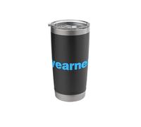 YEARNER Soft Text Aesthetic Indie Trend Slang Word Statement Stainless Steel Insulated Tumbler