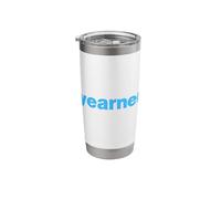 YEARNER Soft Text Aesthetic Indie Trend Slang Word Statement Stainless Steel Insulated Tumbler