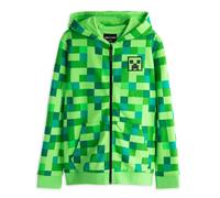 (Years (11-12), Pixel Green) Minecraft Childrens/Boys Creeper Character Hoodie