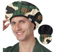 Years calm Shower Cap for Men, Waterproof Reusable Hair Cap with Dual-Layer Design, Reversible Double-Sided Use, Stretchable Elastic Band, Comfortable Fit for Shower, Gym, Hair Care & Travel