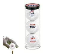 Years Commemorative Golf Balls,1776-2026 Anniversary Golf Balls 3 Pack, Patriotic Distance Practice Ball Gifts for 4th of July, Funny Gifts for Golfers, Dad, Men Indoor Outdoor (Set1)