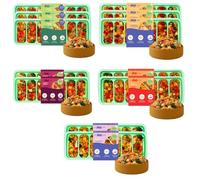 YEARS Complete Nutritional Fresh Wet Dog Food | Variety 12 Pack | 3x Chicken 3x Turkey 2x Salmon & Pollock 2x Pork 2x Steak & Kidney Grain Free & Hypoallergenic 100% Natural Wholefoods - 280g