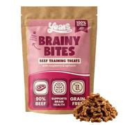 YEARS Dog Training Treats - Beef, Raspberry & Spinach | 90% Real Meat | Hypoallergenic & Gentle on Digestion | Grain-Free Natural Treats for Dogs & Puppies | Supports Brain Health | 75g