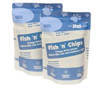 YEARS Fish 'N' Chips Dried Sprats for Dogs | 200g | Air Dried Natural Omega-3 Fish Dog Treats with Cod Chips
