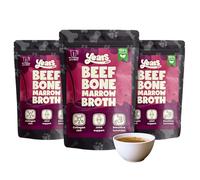YEARS Liquid Beef Bone Broth for Dogs | 3 x 230ml | 100% Natural Collagen Dog Food Topper for Joint Support, Digestion & Fussy Eaters