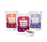 YEARS Organic Bone Marrow Gravy for Dogs 3-Pack Probiotic Dog Topper Bone Broth with Collagen for Joints & Digestion - 300ml