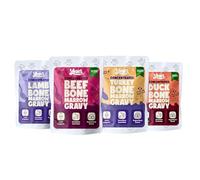YEARS Organic Dog Gravy Variety Pack | 4 Meaty Flavours | Liquid Concentrate Bone Broth for Dogs | Collagen Rich for Joints & Fussy Eaters - 400ml