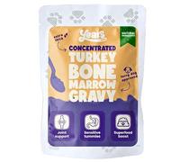 YEARS Organic Turkey Gravy Dog Food Topper | Liquid Concentrate Bone Broth for Dogs | Collagen for Joint Support, Gut Health & Sensitive Tummies - 100ml