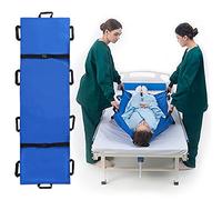 YEARSTAR Folding 71”x30” Portable Transport Stretcher with 10 Rubber Handles, Carrying Bag Patient Animal Mover Travel Size Emergency Rescue Casualty Evacuation-Capacity 625 lbs Blue