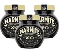 Yeast Extract Bundle contains Marmite XO, Pack of 3 X 250g, Wooden Spreader