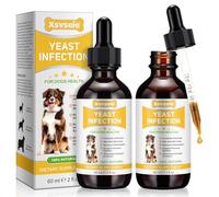 Yeast Infection Treatment For Dogs, Dog Yeast Infection Treatment,Natural Yeast Infection In Dogs For Itchy Dog Skin Relief Inflammation, Allergy Relief, Support Immune System (2 PC)
