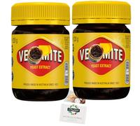 Yeast Spread Bundle with Vegemite 220g 2 Pack and Brightdale Kitchen Booklet
