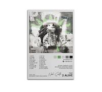 Yeat 2 Alive Album Poster & Canvas Painting - Home & Office Decor - Living Room & Teen Bedroom - 12x18inch (30x45cm) Unframed