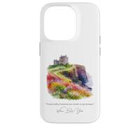 Yeats Famous Irish Poet watercolour illustration of Castle Case for iPhone 14 Pro