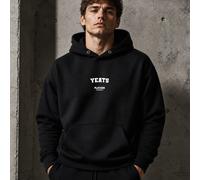 Yeats Men's Casual Hoodie - Black / L
